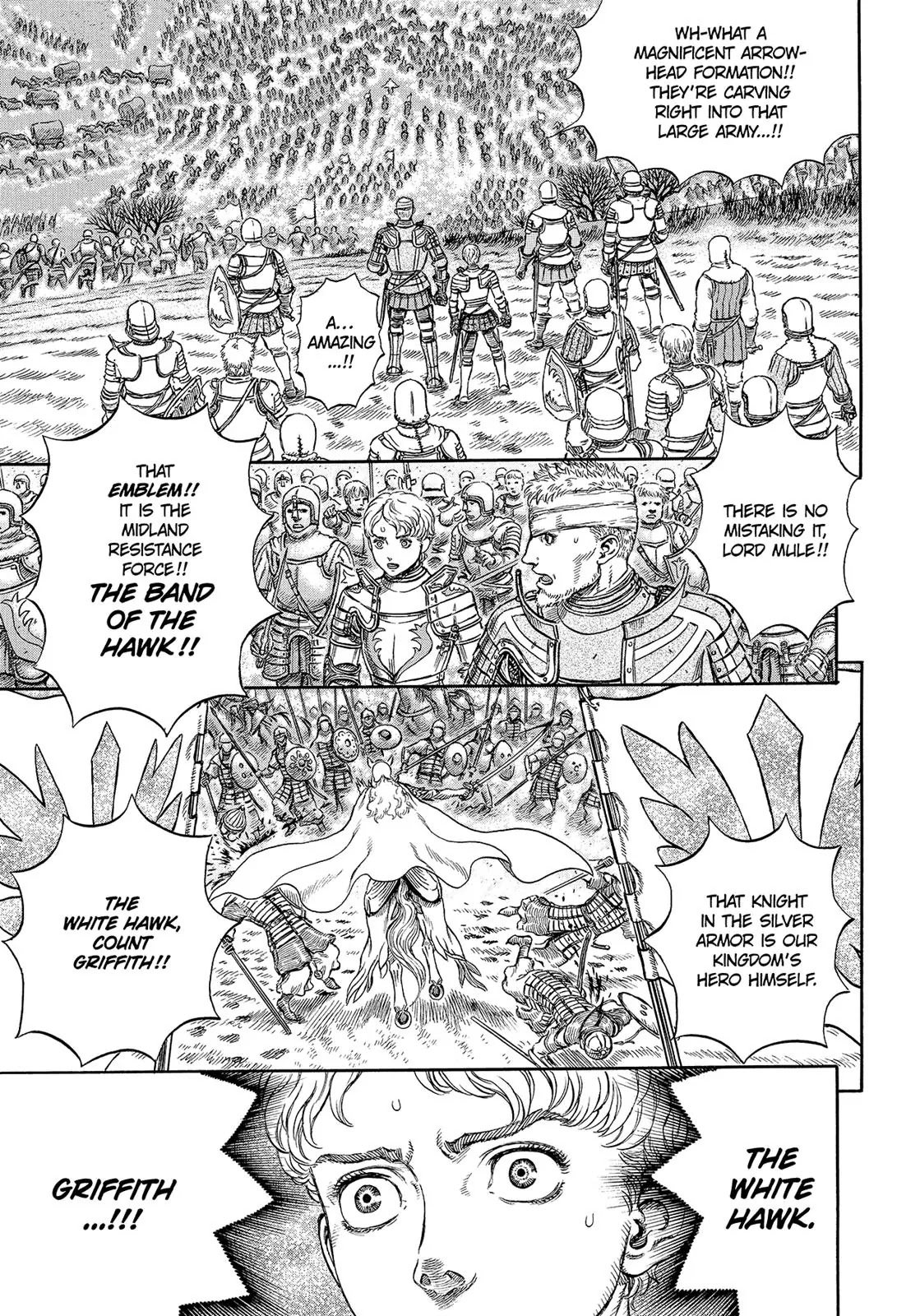 Berserk manga, chapter 193, page 3 of 17