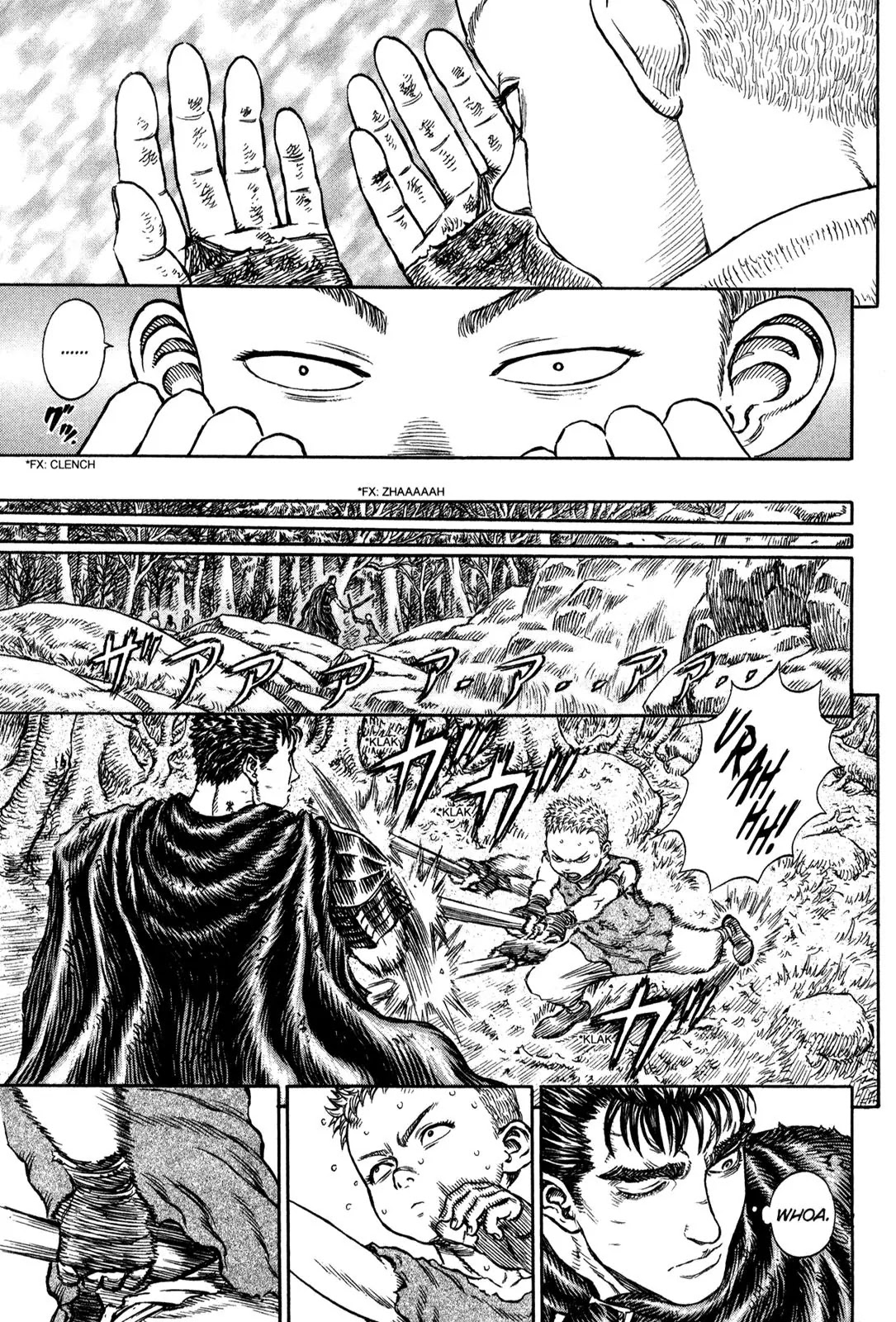 Berserk manga, chapter 197, page 9 of 25