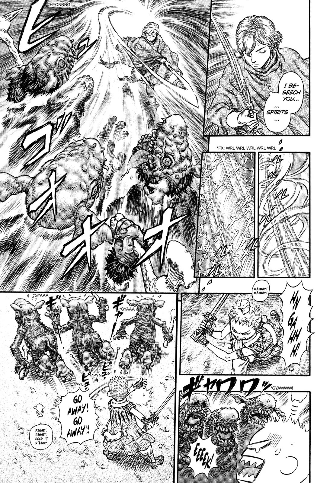 Berserk manga, chapter 208, page 9 of 19