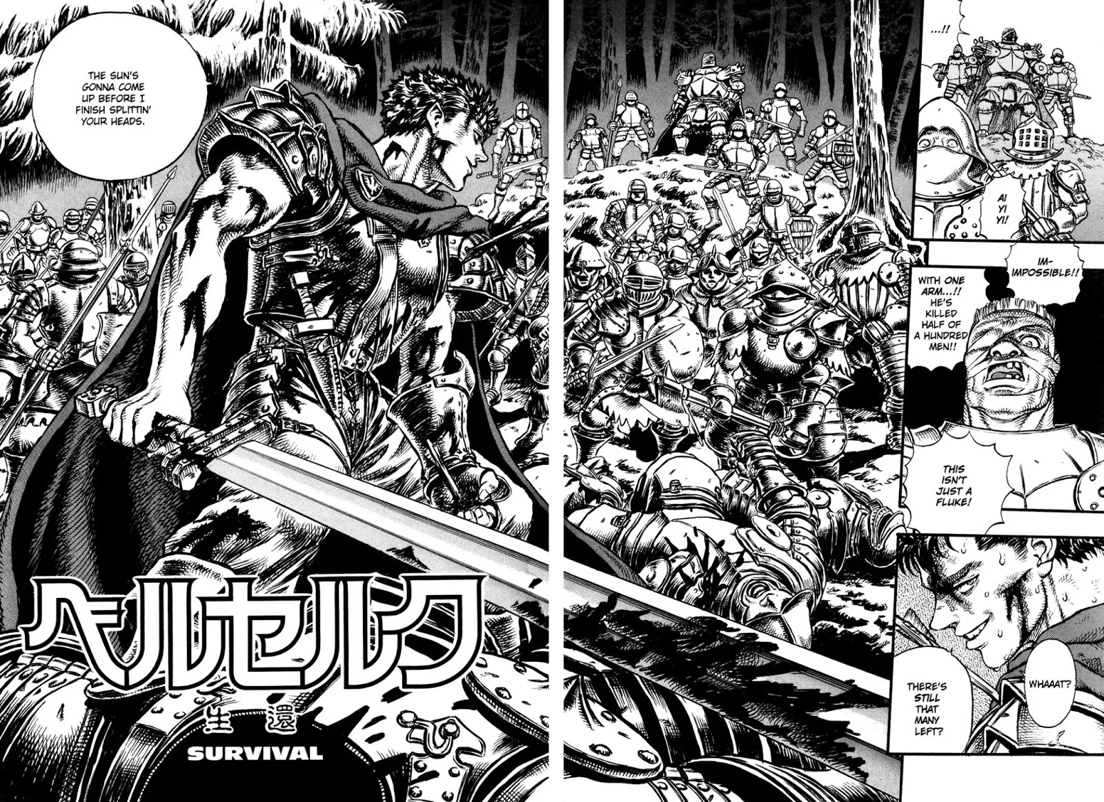 Berserk Chapter 21 page 2 - Chapter 21: Survival