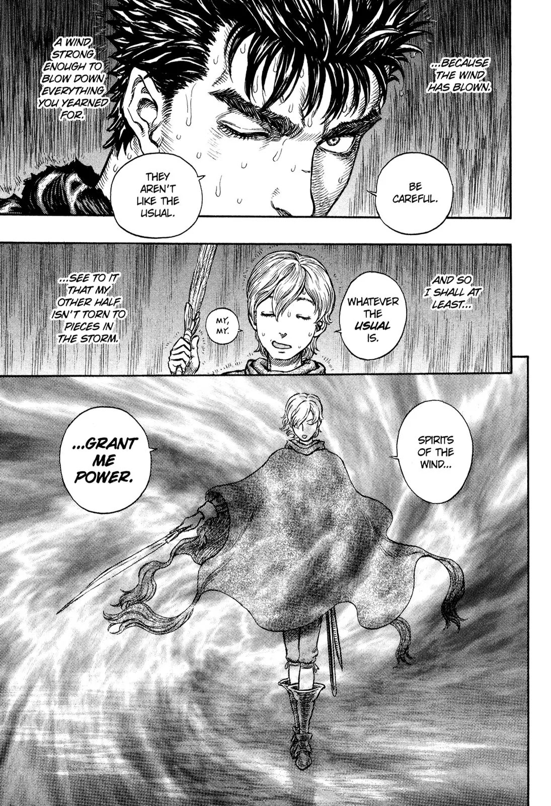 Berserk manga, chapter 211, page 22 of 22