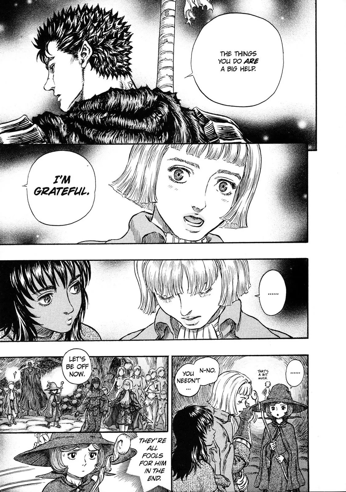 Berserk manga, chapter 217, page 19 of 21