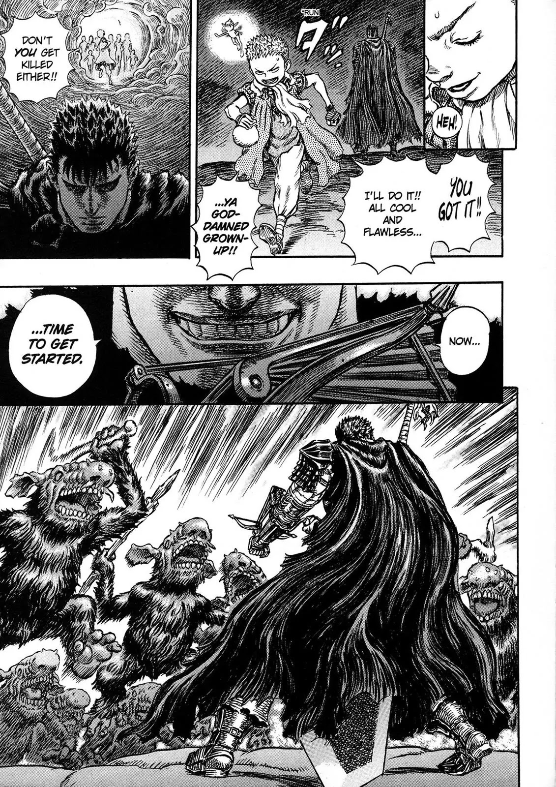 Berserk manga, chapter 217, page 21 of 21