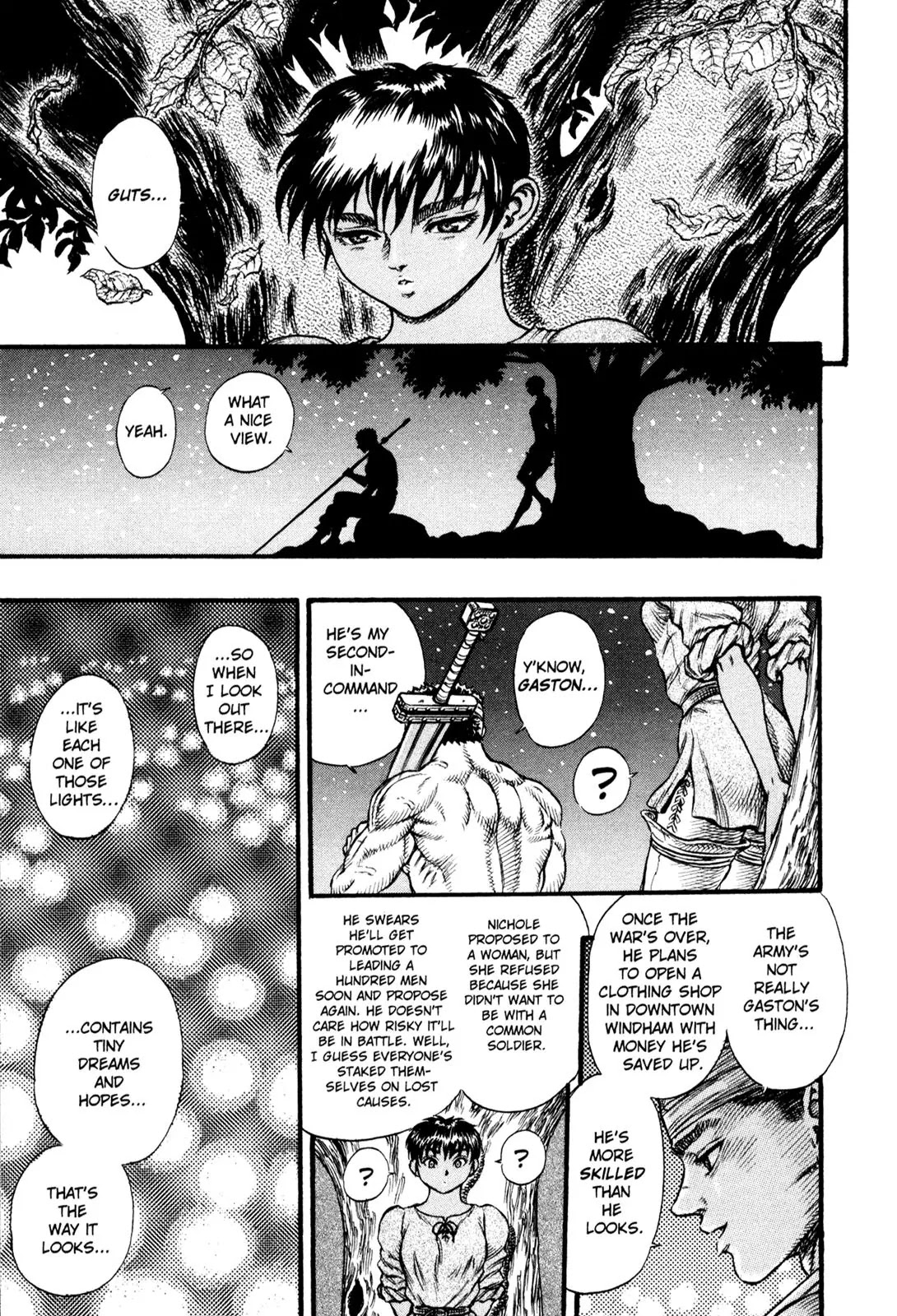 Berserk Chapter 22 page 7 - Chapter 22: Campfire of Dreams