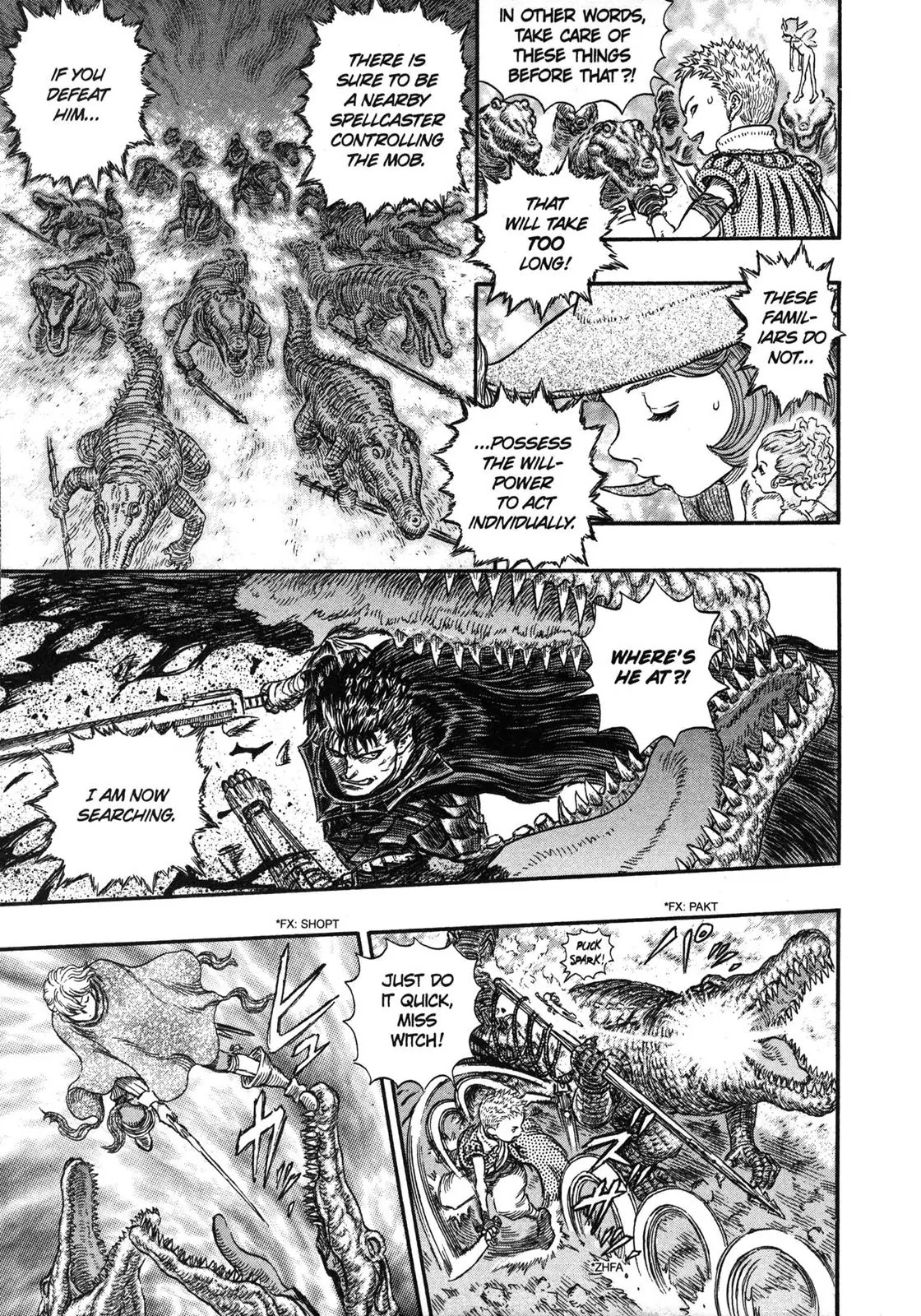 Berserk manga, chapter 240, page 10 of 19