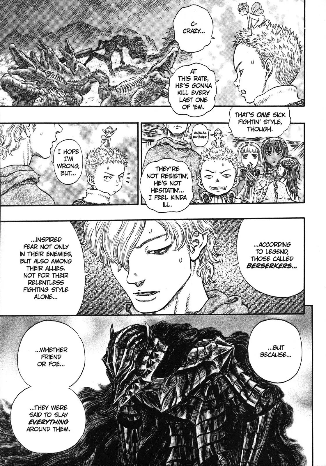 Berserk manga, chapter 242, page 12 of 19
