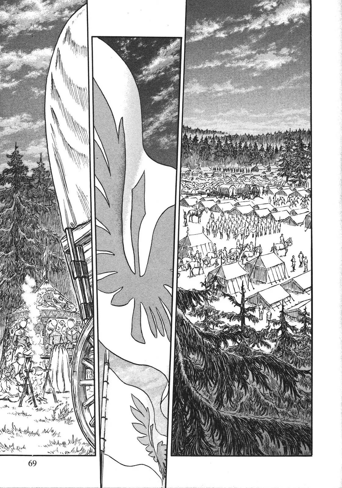 Berserk manga, chapter 250, page 2 of 20