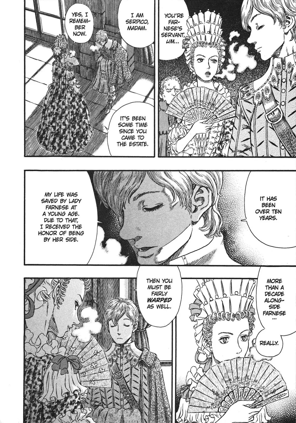 Berserk manga, chapter 255, page 18 of 20