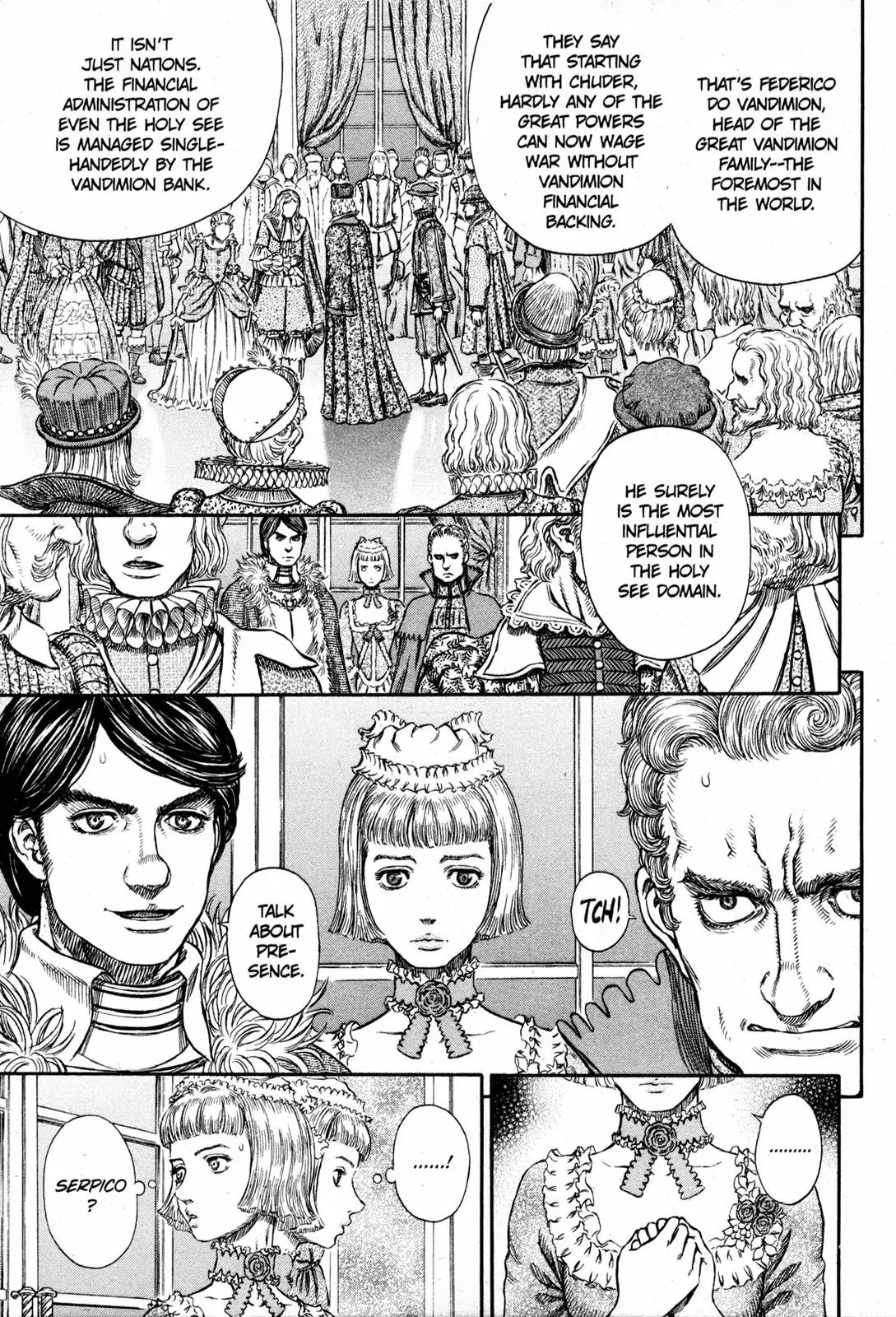 Berserk manga, chapter 258, page 15 of 20