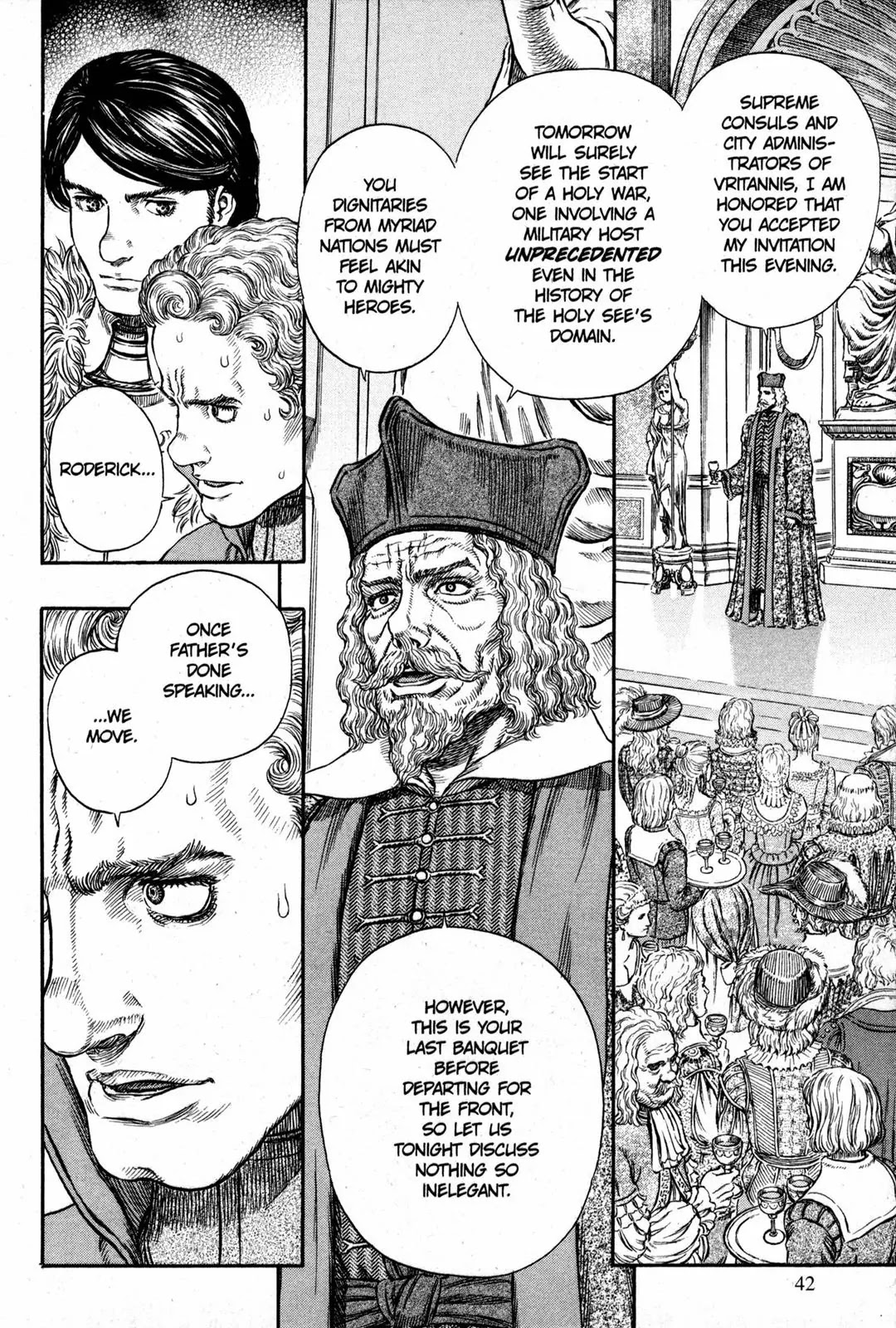 Berserk manga, chapter 258, page 16 of 20