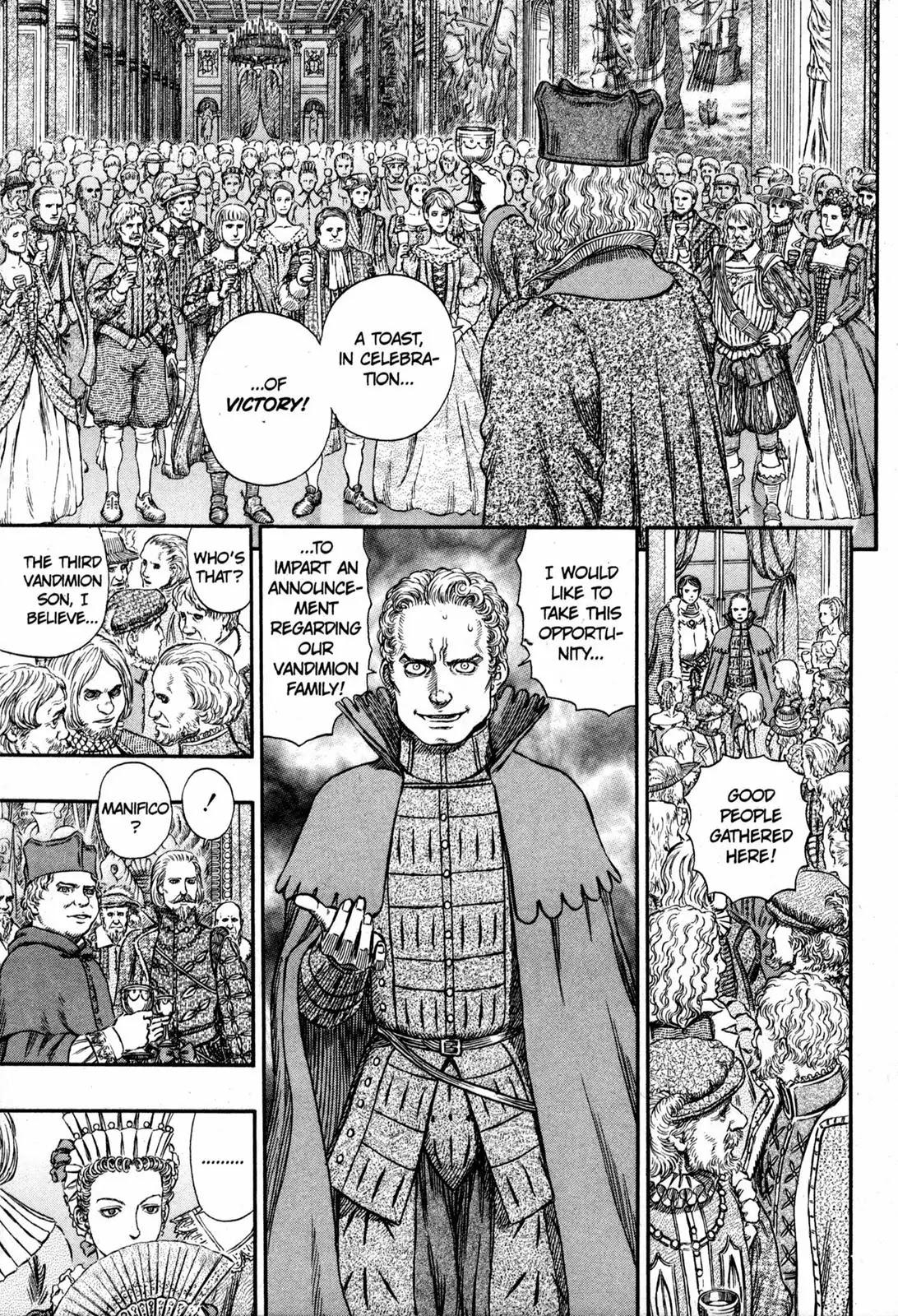 Berserk manga, chapter 258, page 17 of 20
