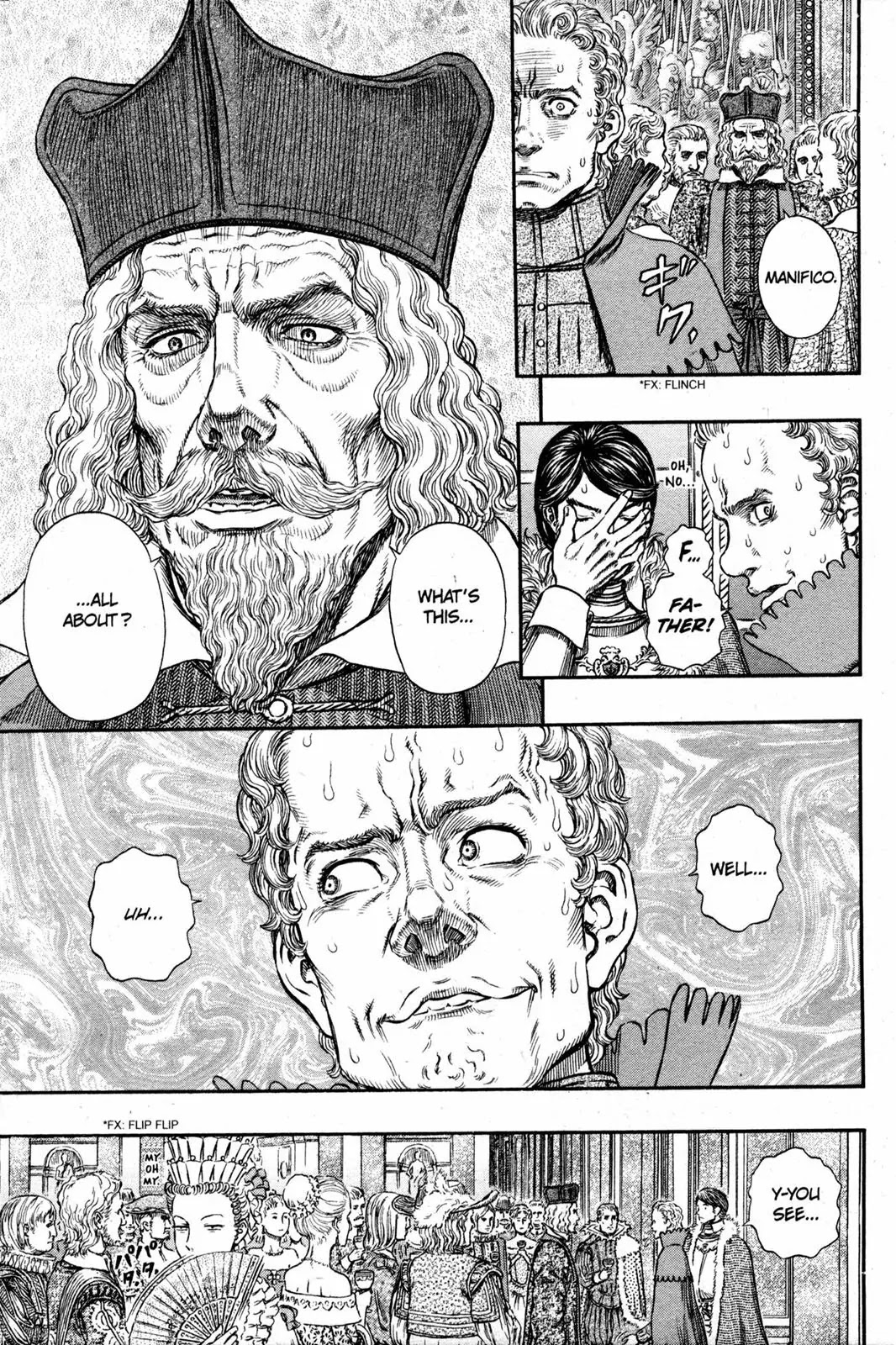 Berserk manga, chapter 258, page 19 of 20