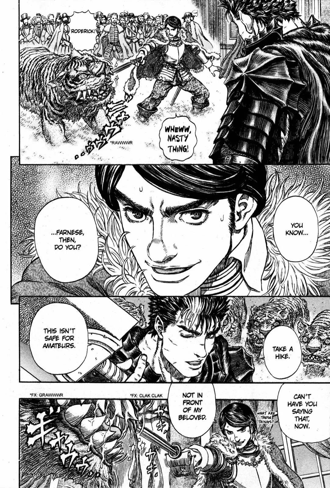 Berserk manga, chapter 261, page 10 of 19