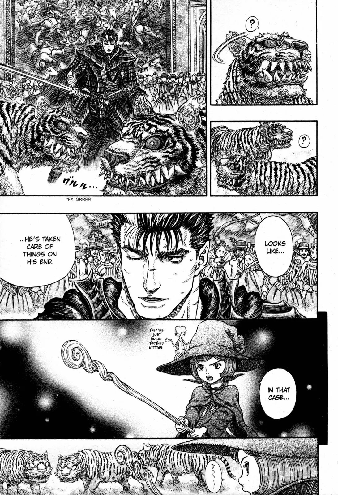 Berserk manga, chapter 261, page 15 of 19