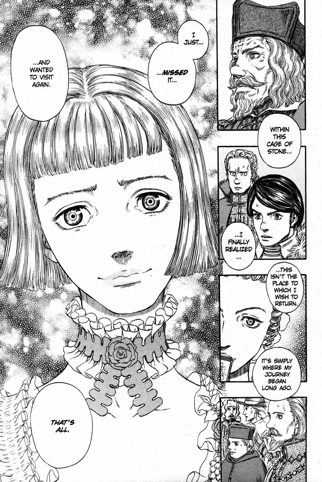 Berserk manga, chapter 261, page 19 of 19