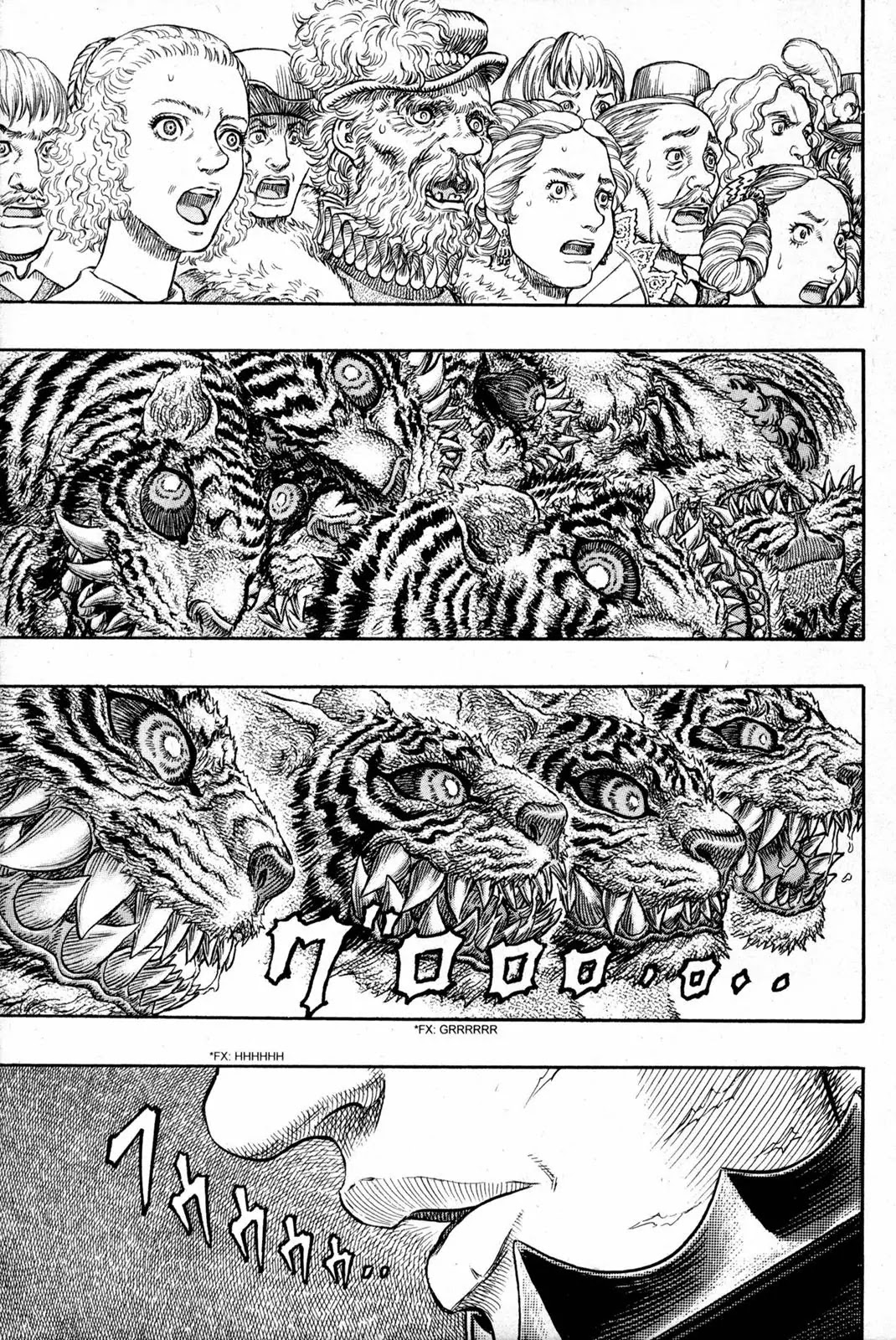 Berserk manga, chapter 261, page 2 of 19