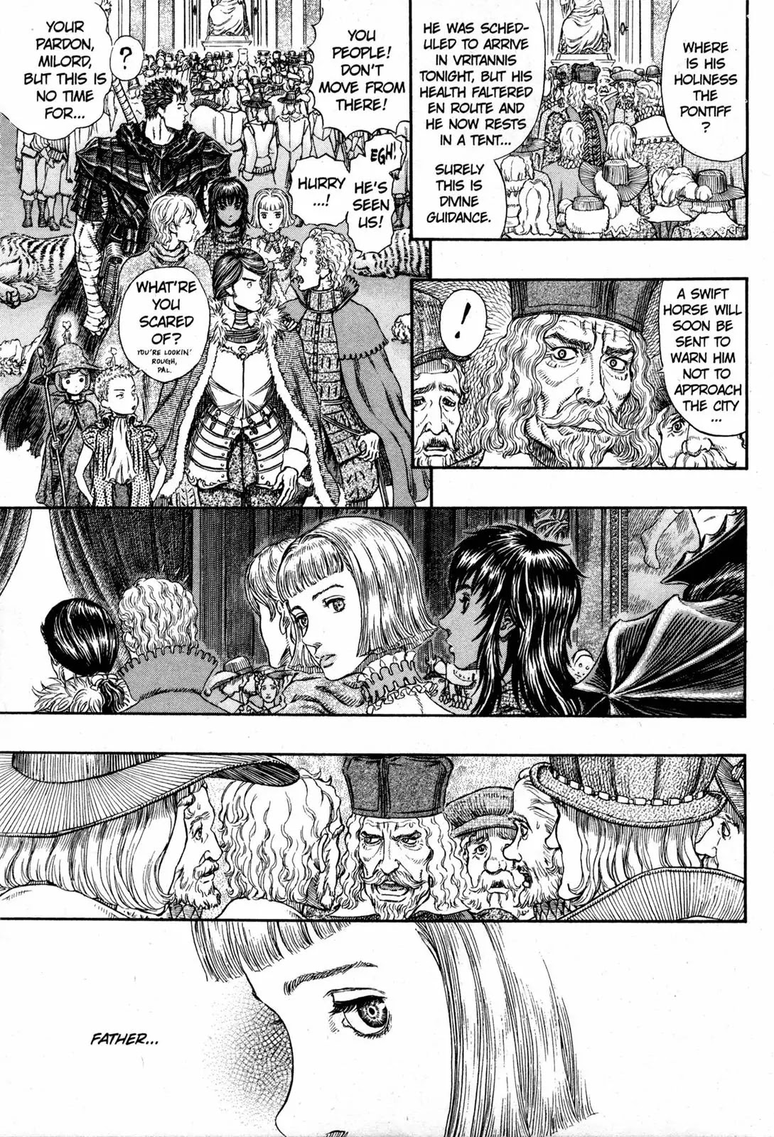 Berserk manga, chapter 263, page 16 of 19