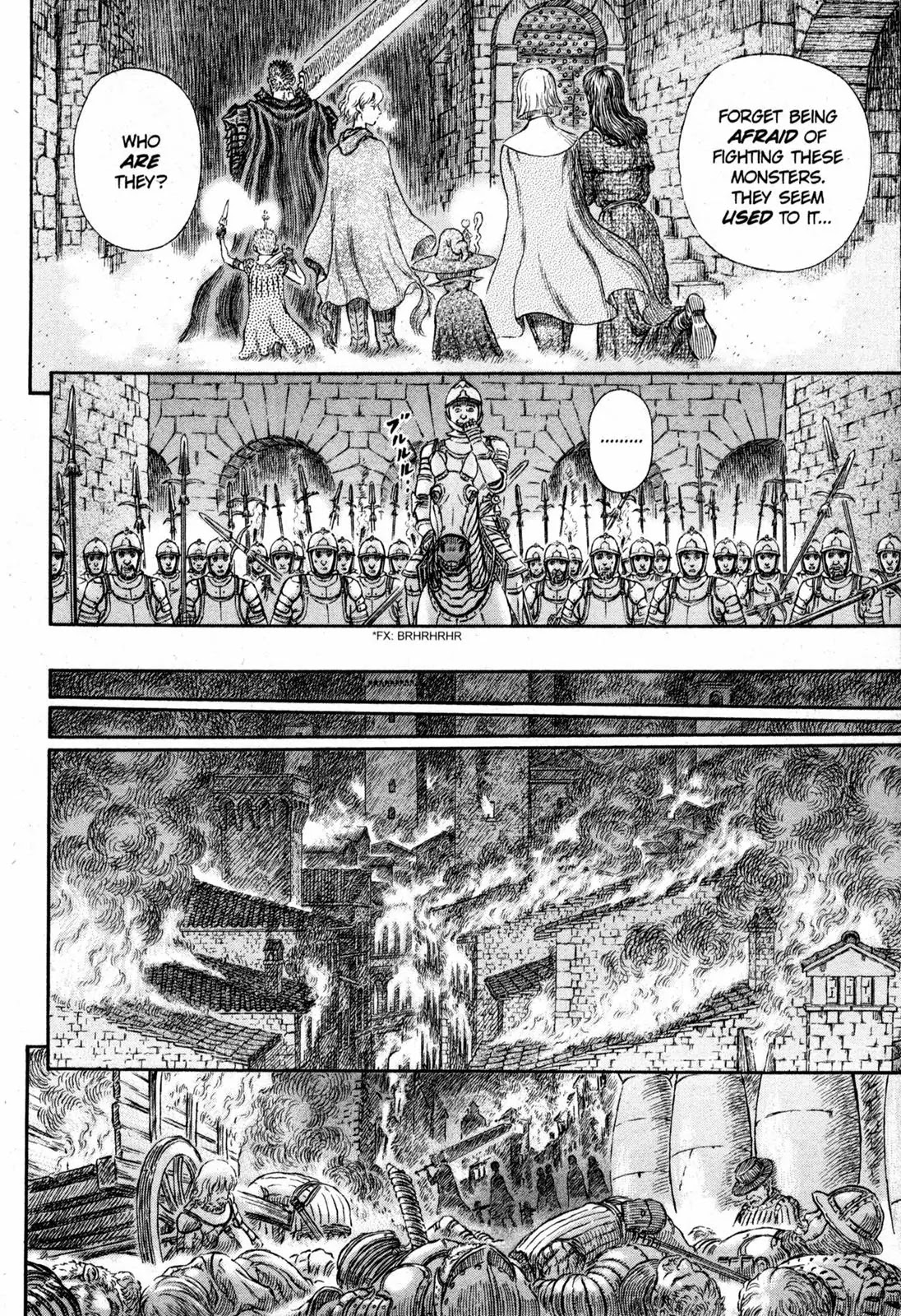 Berserk manga, chapter 265, page 12 of 18