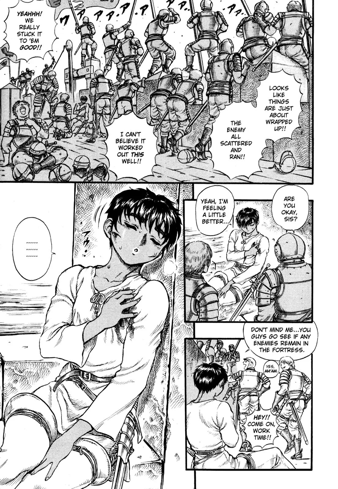 Berserk manga, chapter 28, page 13 of 22