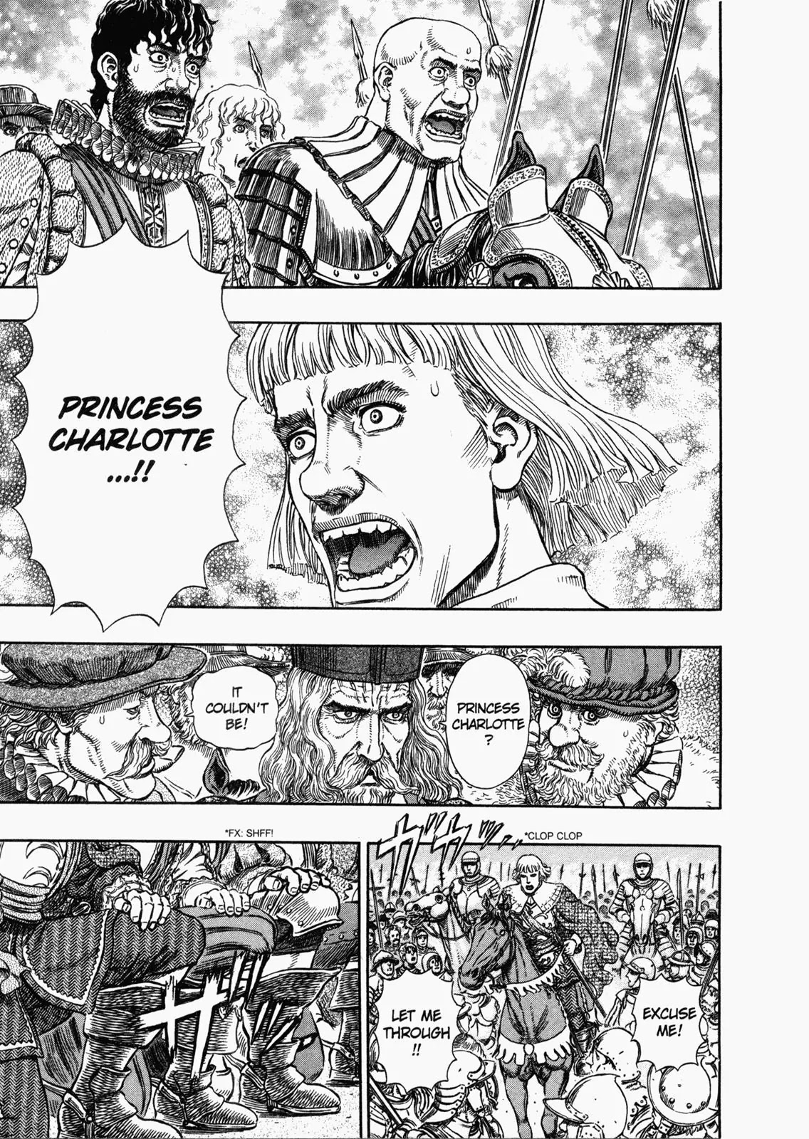 Berserk manga, chapter 284, page 17 of 21
