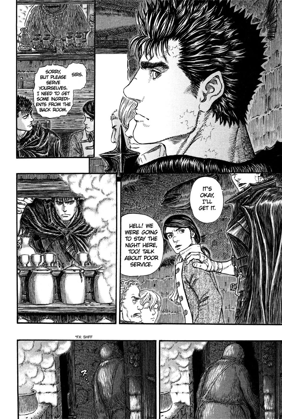 Berserk manga, chapter 312, page 13 of 22