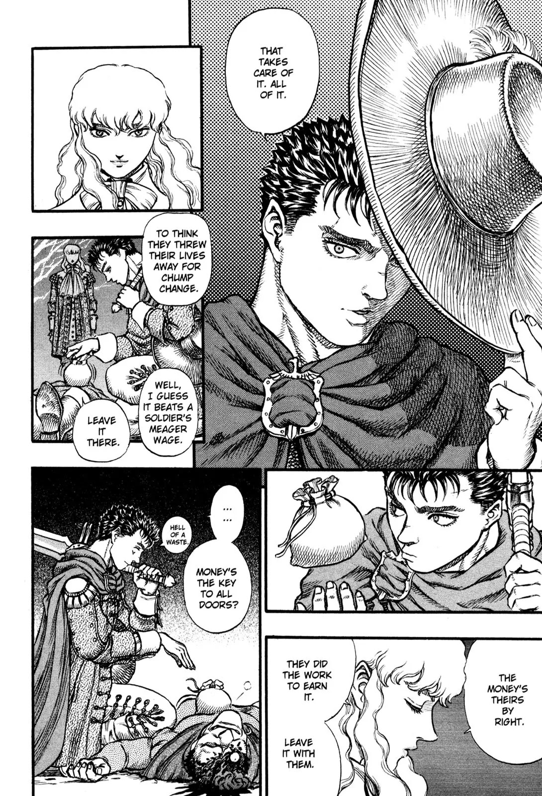 Berserk manga, chapter 32, page 18 of 22