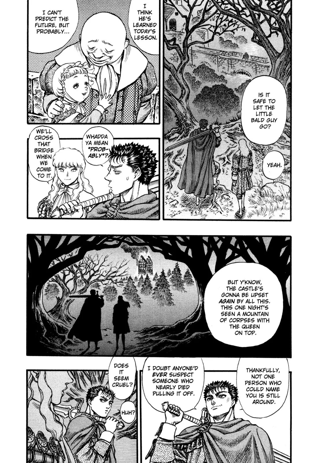 Berserk manga, chapter 32, page 19 of 22