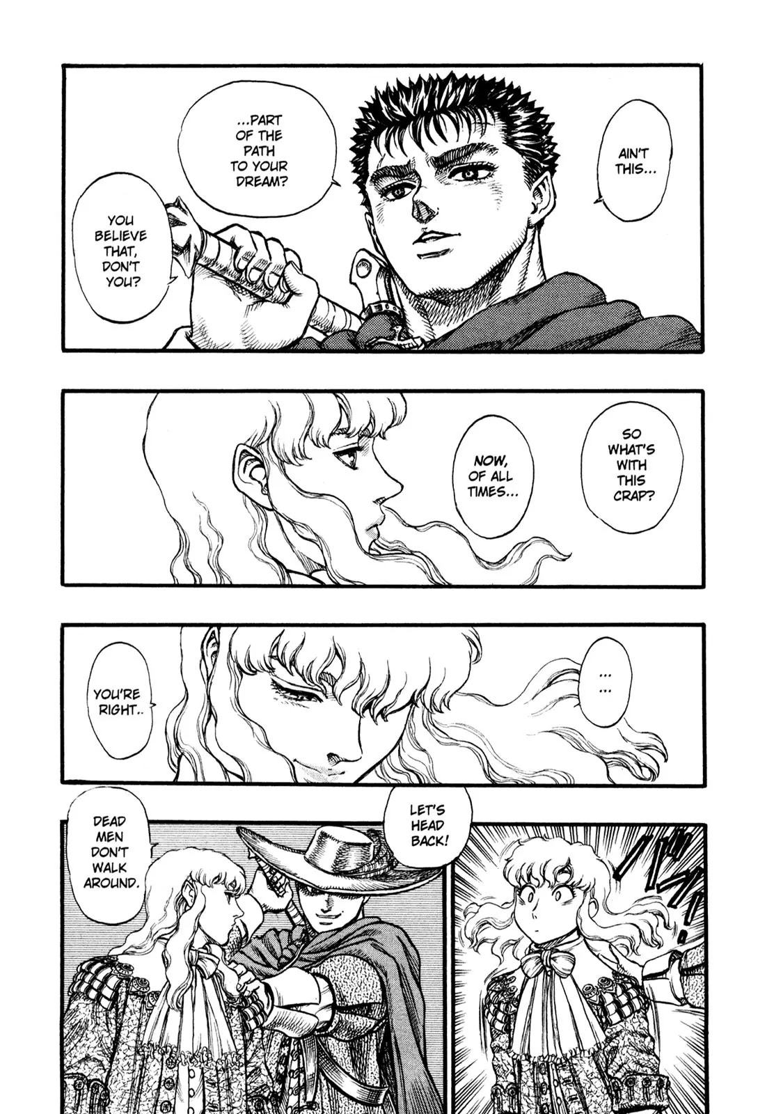 Berserk manga, chapter 32, page 21 of 22