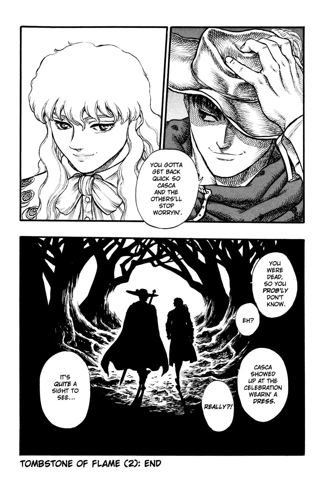 Berserk manga, chapter 32, page 22 of 22