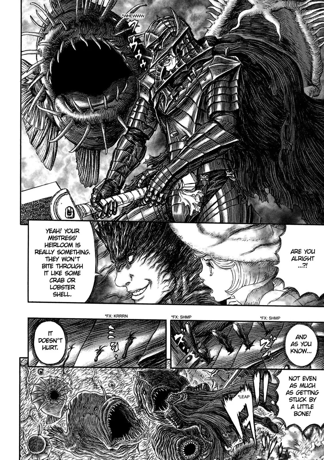 Berserk manga, chapter 324, page 12 of 21