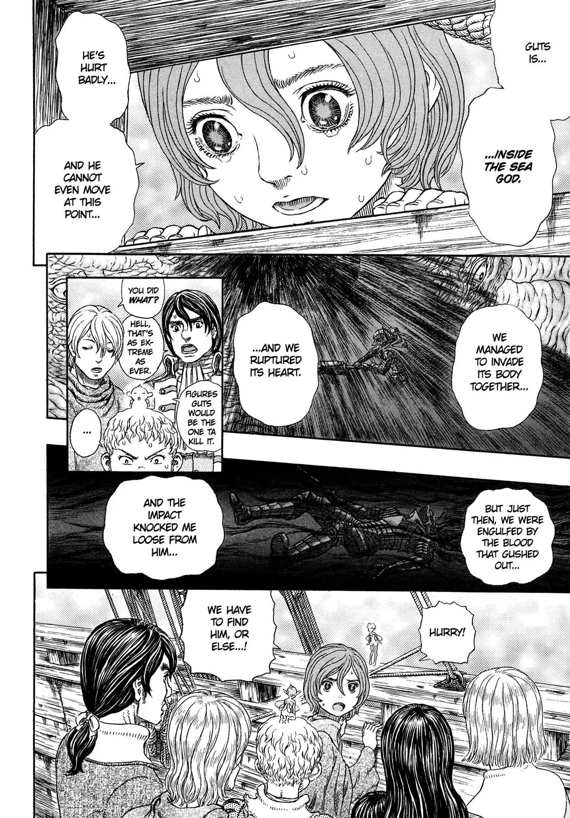 Berserk manga, chapter 327, page 3 of 23