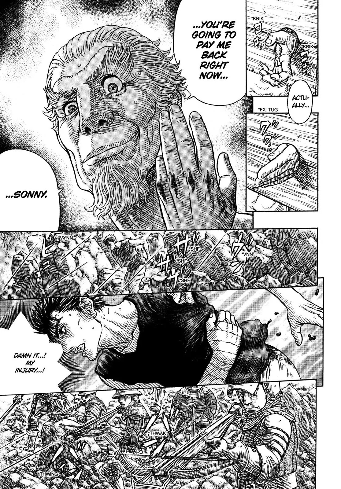 Berserk manga, chapter 329, page 12 of 24