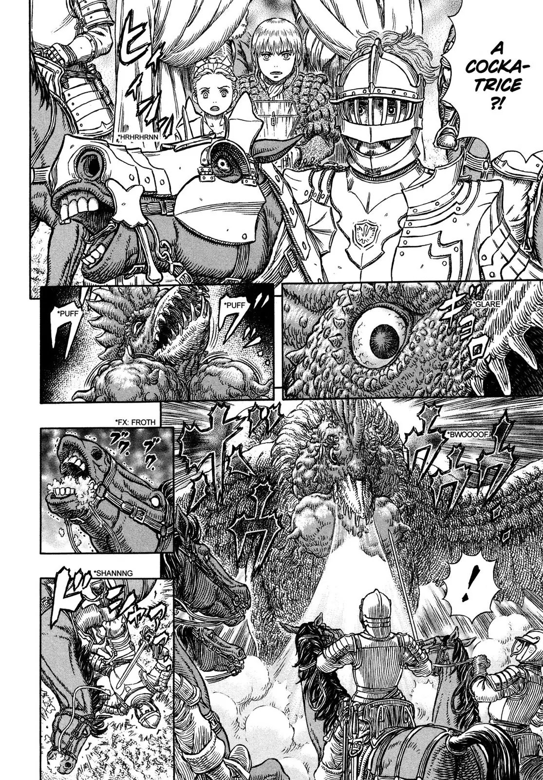 Berserk manga, chapter 332, page 14 of 22