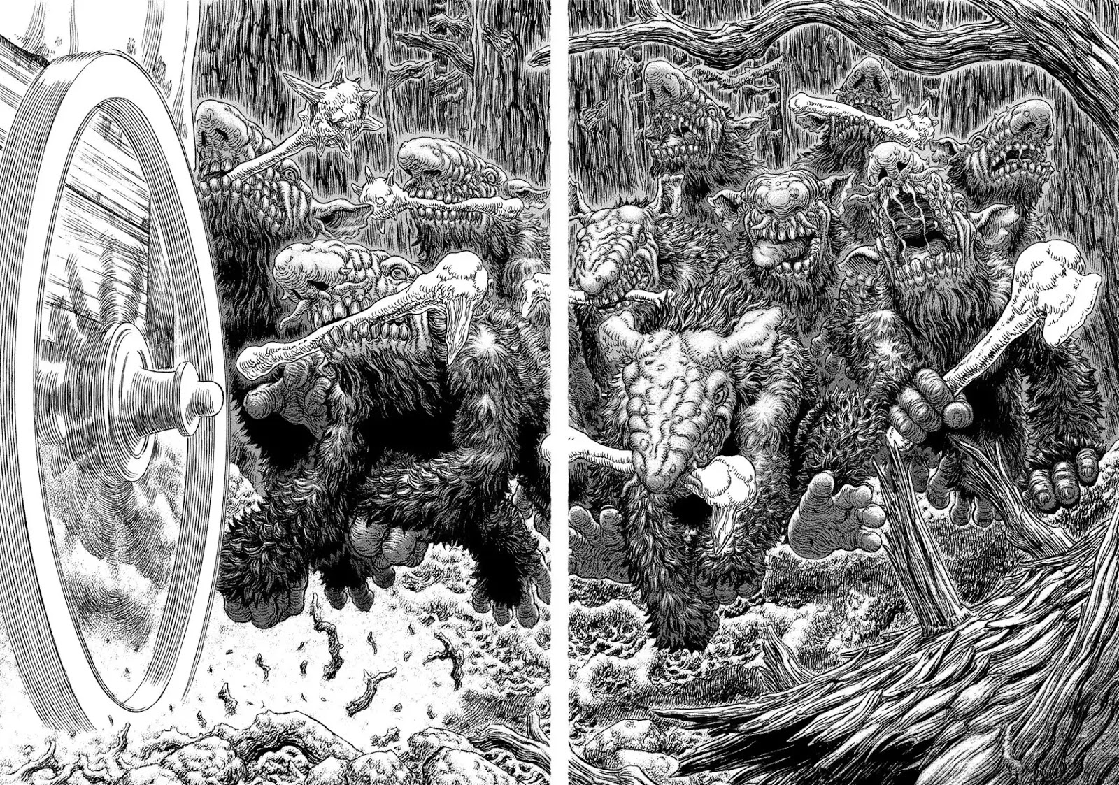 Berserk manga, chapter 332, page 3 of 22
