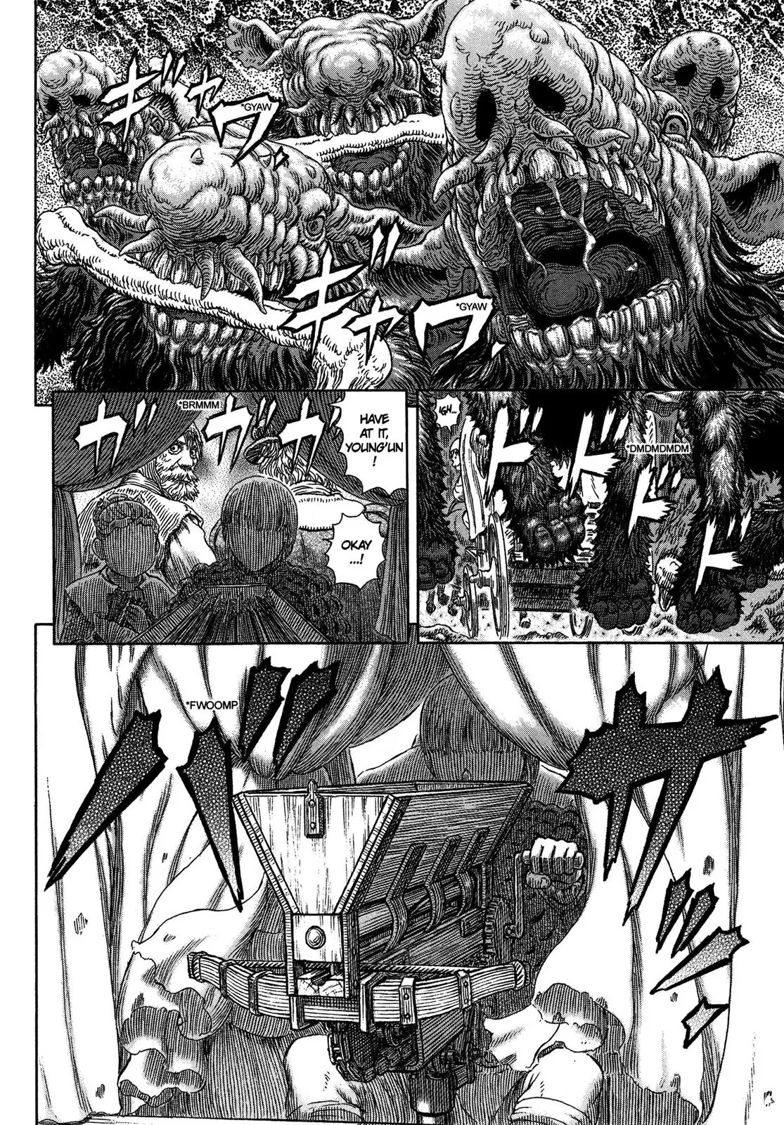 Berserk manga, chapter 332, page 4 of 22