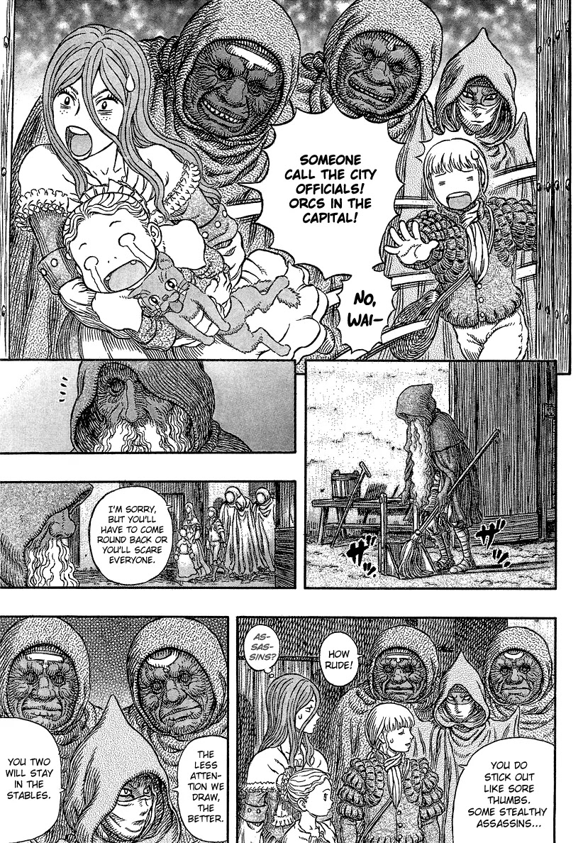 Berserk manga, chapter 339, page 13 of 22