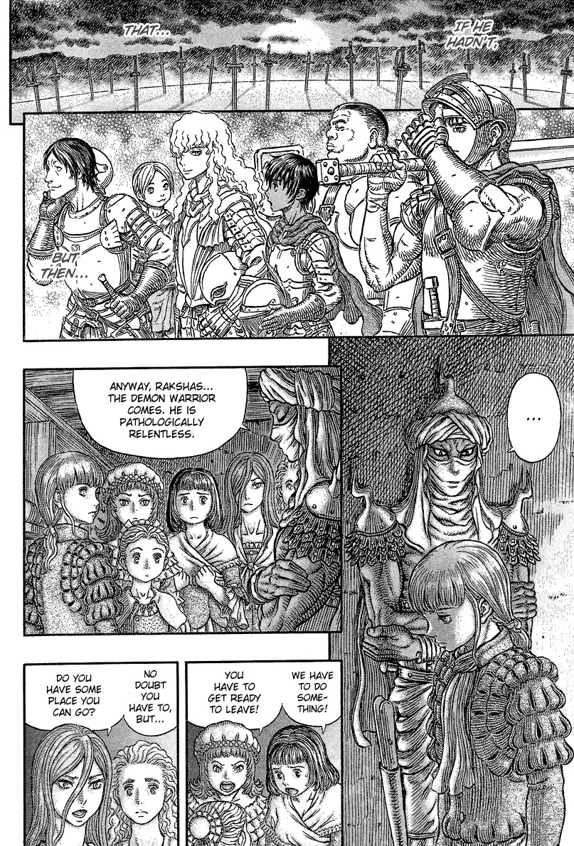 Berserk manga, chapter 339, page 16 of 22