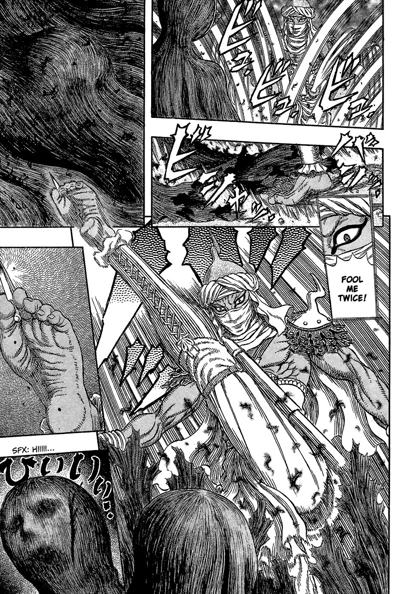 Berserk manga, chapter 340, page 9 of 23