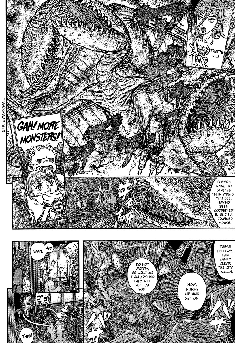 Berserk manga, chapter 341, page 12 of 22