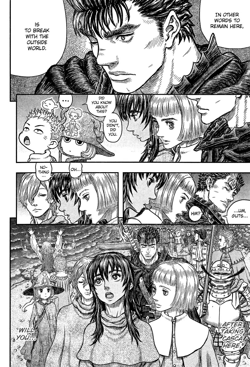 Berserk manga, chapter 342, page 9 of 20
