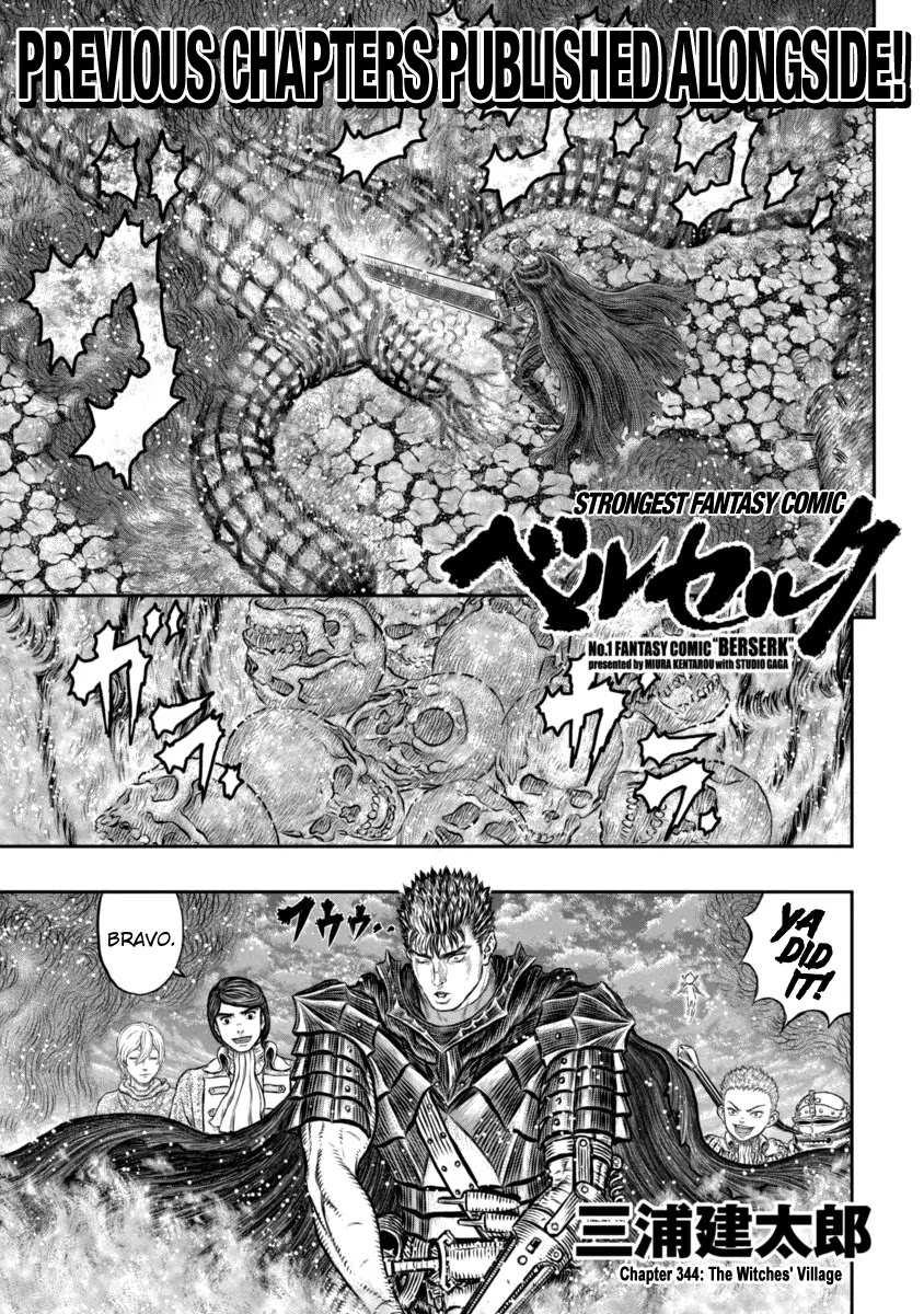 Berserk Chapter 344 page 1 - Chapter 344: The Witches' Village