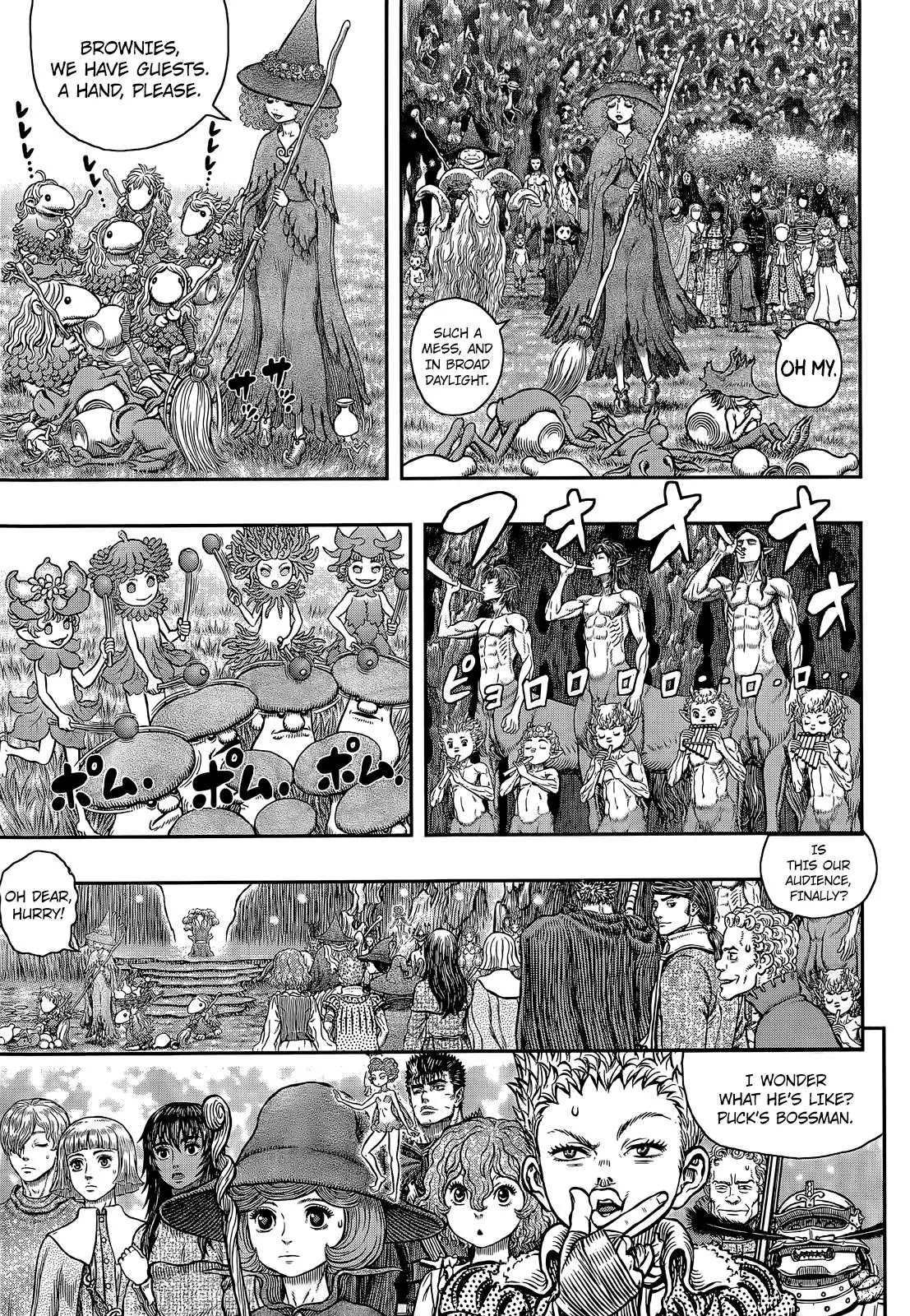 Berserk manga, chapter 346, page 14 of 18