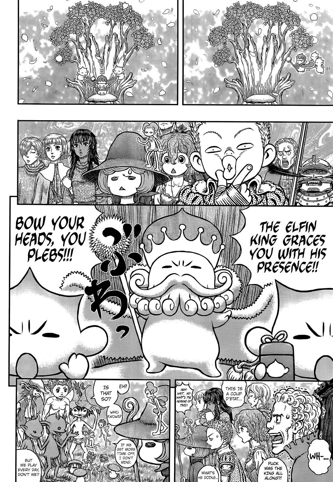 Berserk manga, chapter 346, page 15 of 18