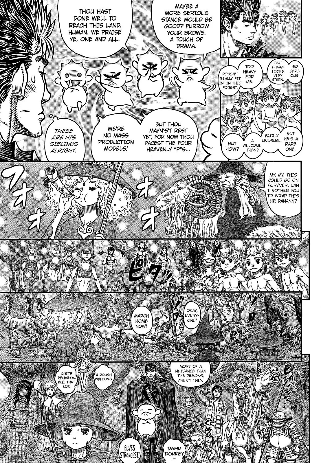 Berserk manga, chapter 346, page 9 of 18