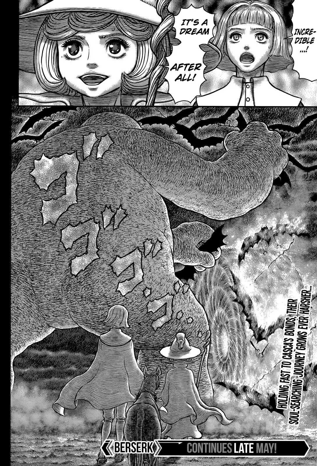 Berserk manga, chapter 349, page 17 of 17