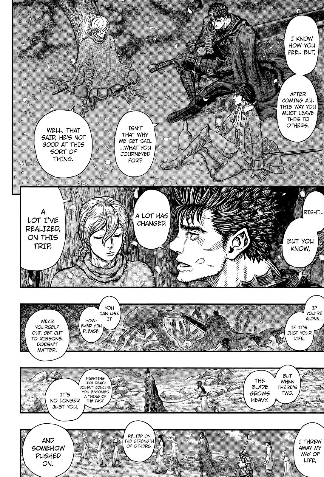 Berserk manga, chapter 349, page 5 of 17