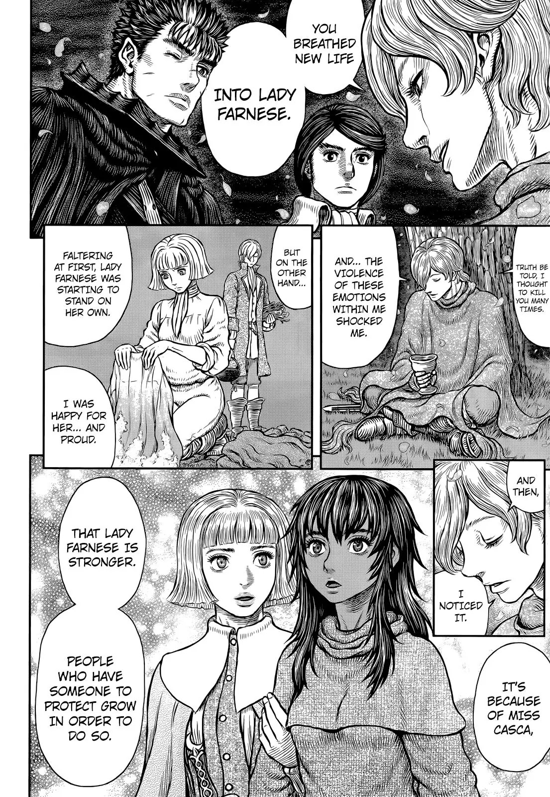 Berserk manga, chapter 349, page 7 of 17
