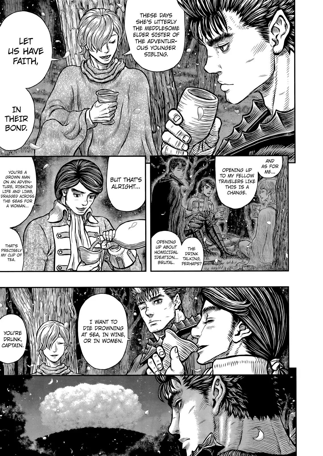 Berserk manga, chapter 349, page 8 of 17