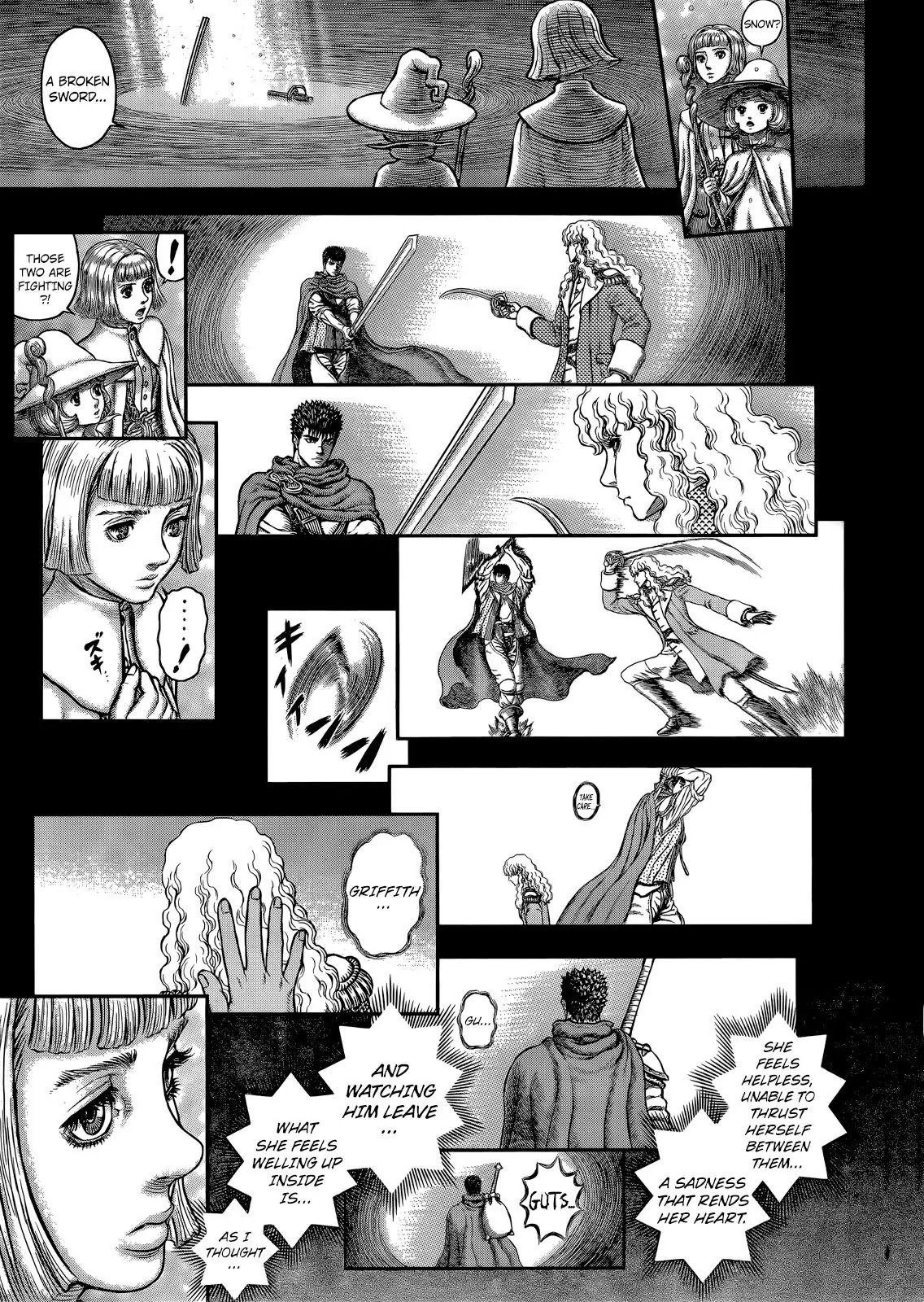 Berserk manga, chapter 350, page 10 of 18