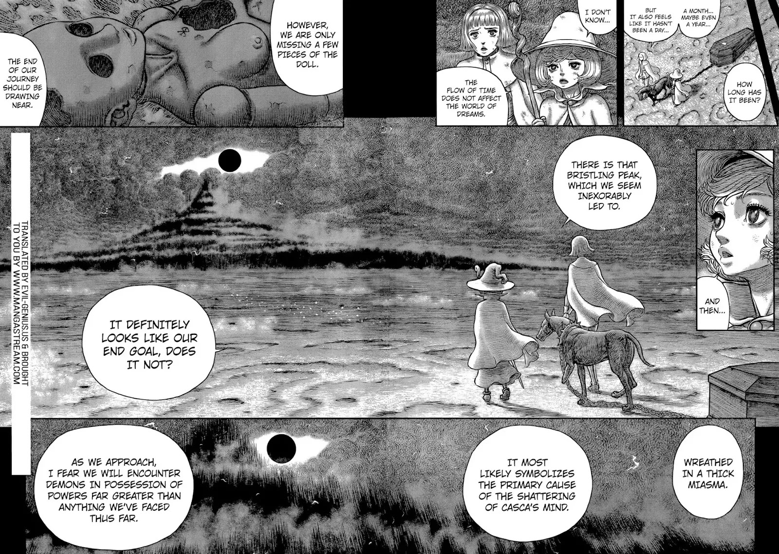 Berserk manga, chapter 350, page 16 of 18